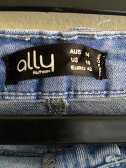 Ripped Denim Skirt