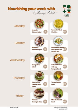 Breakfast + Lunch / Dinner (20 days)