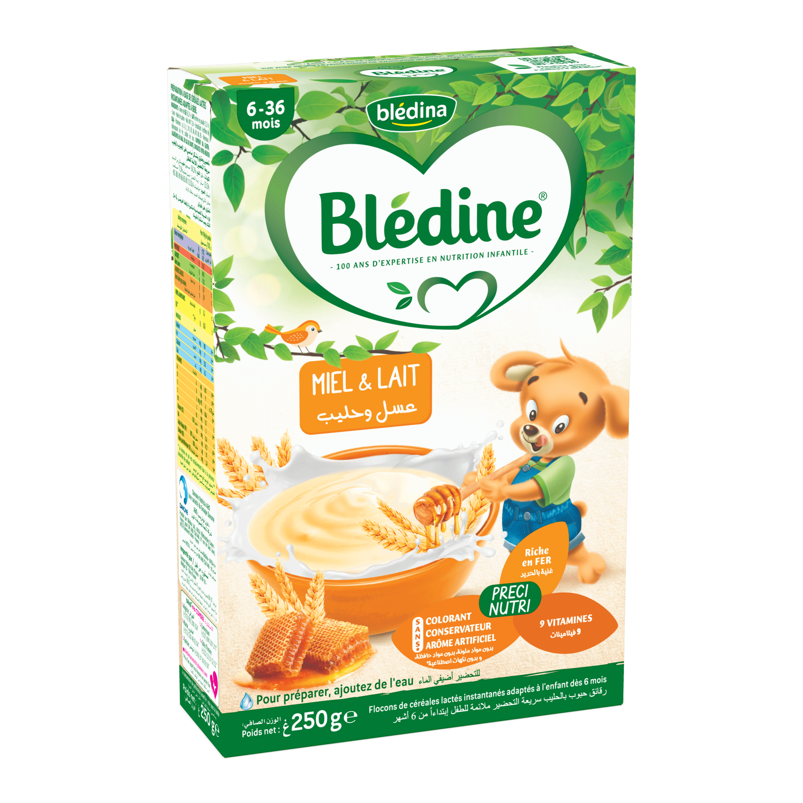 BLEDINE Céréale Miel Et Lait 