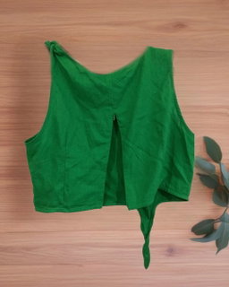 Two Toned Cut Out Knot Deital Dress