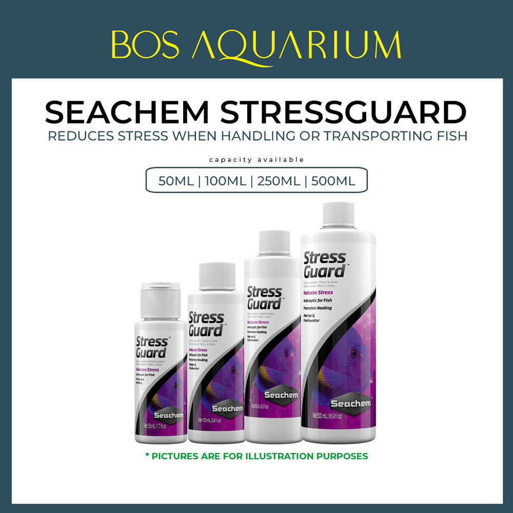 Seachem Stress Guard - Antiseptic for fish / Healing ( 50ml / 100ml / 250ml / 500ml ) StressGuard