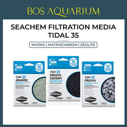 Seachem Filtration Media For Tidal 35 MATRIX, MATRIXCARBON, ZEOLITE (90ml / 120ml / 160ml)