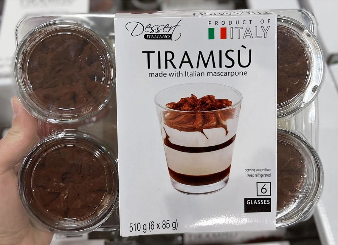 코스트코 이탈리안 티라미수 컵 85g x 6 이태리 냉장 디저트 [원산지:이탈리아] Costco Italian Tiramisu Cups 85g x6 (Product of Italy)_1