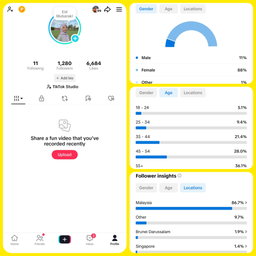 Acc TikTok 1K