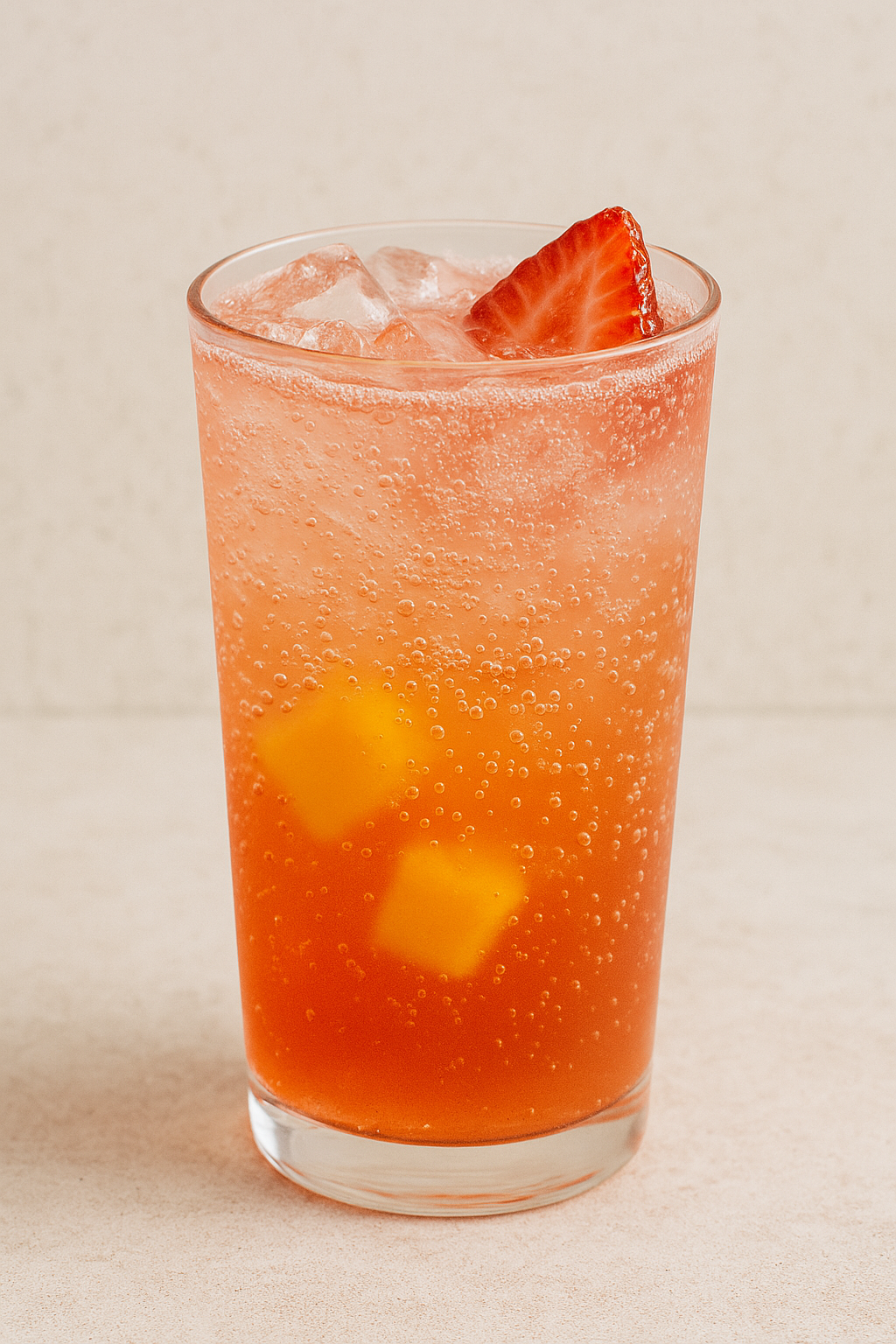 Mango Strawberry Fizzy