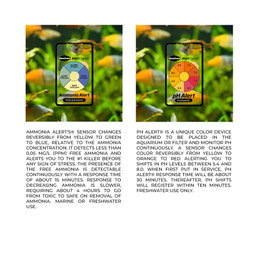 Seachem Alert Combo 6 Months (Ammonia Alert+pH Alert) - monitors ammonia and freshwater pH