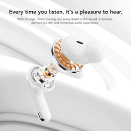Dmes Go Buds Wireless Earbuds Bluetooth 5.4 HiFi Stereo 13mm Driver IPX4 Water Resistant 7H Battery Lightweight Fit