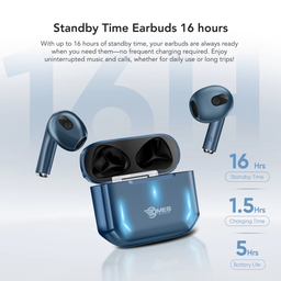 Dmes DE17 Wireless Earbuds Bluetooth 5.4 13mm Driver IPX5 Waterproof 50ms Low Latency 6H Battery Lightweight Fit