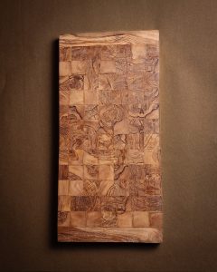 End-Grain Cutting Board | Olive Wood | 41*20*2.5 cm