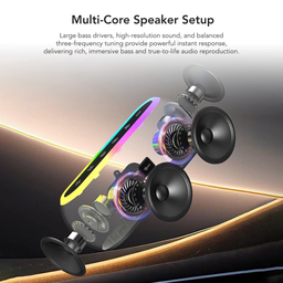 Dmes DS12 Bluetooth Speaker RGB Light TWS Wireless 360 Stereo 7W Output Phone Holder AUX TF FM