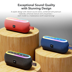 Dmes DS12 Bluetooth Speaker RGB Light TWS Wireless 360 Stereo 7W Output Phone Holder AUX TF FM