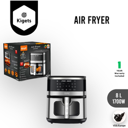 8L Digital Air Fryer With Visible Window  