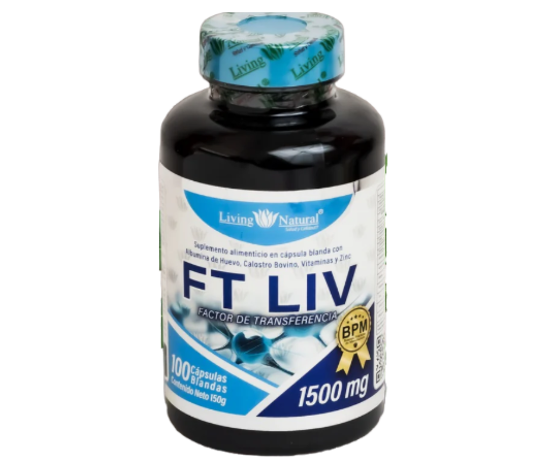 Factor de Transferencia o Calostro Bovino 1500mg - Cápsulas