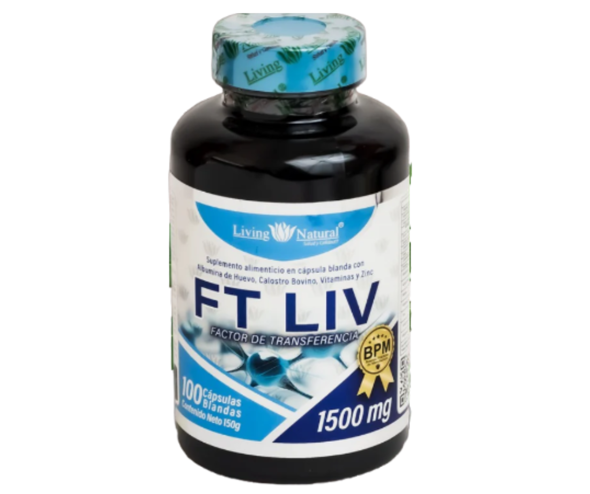 Factor de Transferencia o Calostro Bovino 1500mg - Cápsulas_0
