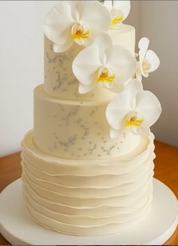 Three Tiers Elegant Wedding Cakes