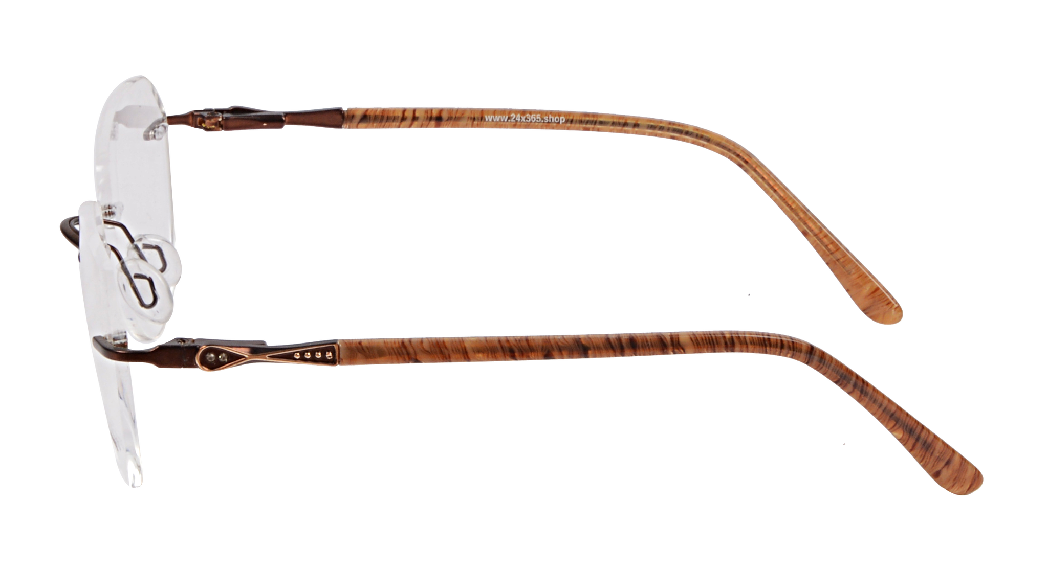 24x365 |21502 |Rimless | |BROWN- |52-17-138_4