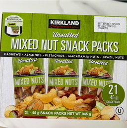코스트코 커클랜드 시그니처 무염 견과 스낵팩 (21봉입 Costco Kirkland Unsalted Nut Snack Pack (21 packs)