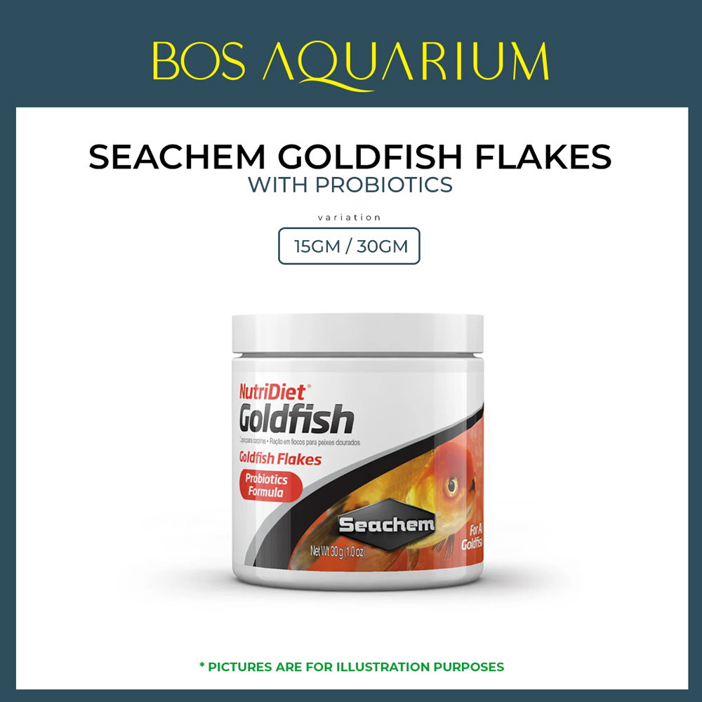 Seachem NutriDiet Goldfish Flakes Gold Fish (15g/30g)