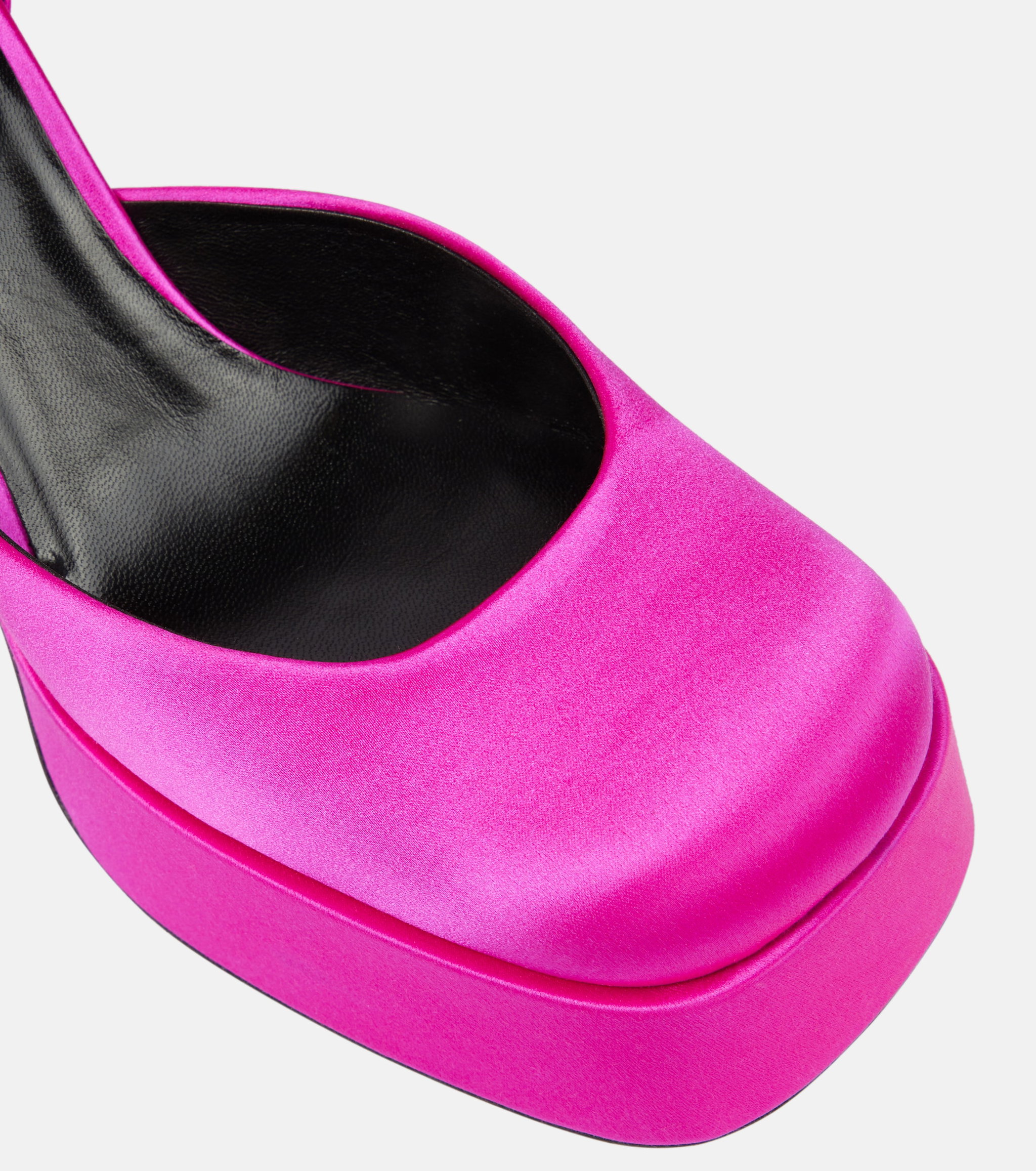 Plataformas Medusa Rosa satin - Versace _7
