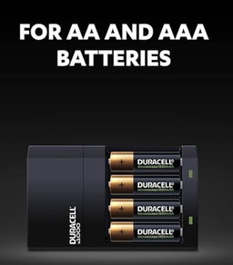 Duracell 45 Minutes Battery Charger for 2 AA and 2 AAA Battery