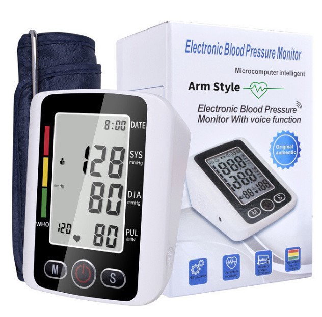 Portable Electric Digital Arm Blood Pressure / BP Monitor