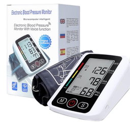 Portable Electric Digital Arm Blood Pressure / BP Monitor