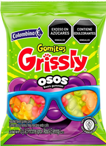 GOMITAS GRISSLY OSOS SABOR SURTIDO 80G*24 PCS _0
