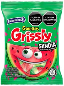 GOMITAS GRISSLY SANDIA 80G*24 PCS