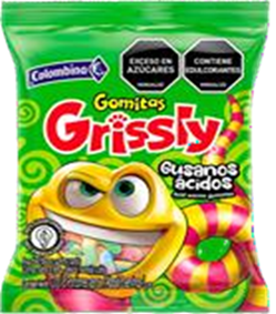 GOMITAS GRISSLY GUSANOS ACIDOS 80G*24 PCS _0