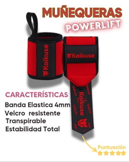 Muñequeras Powerlift 4mm 