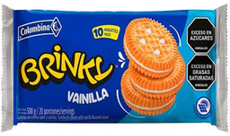 GALLETAS BRINKY VAINILLA 500GRS*20PCS*24BOXES 