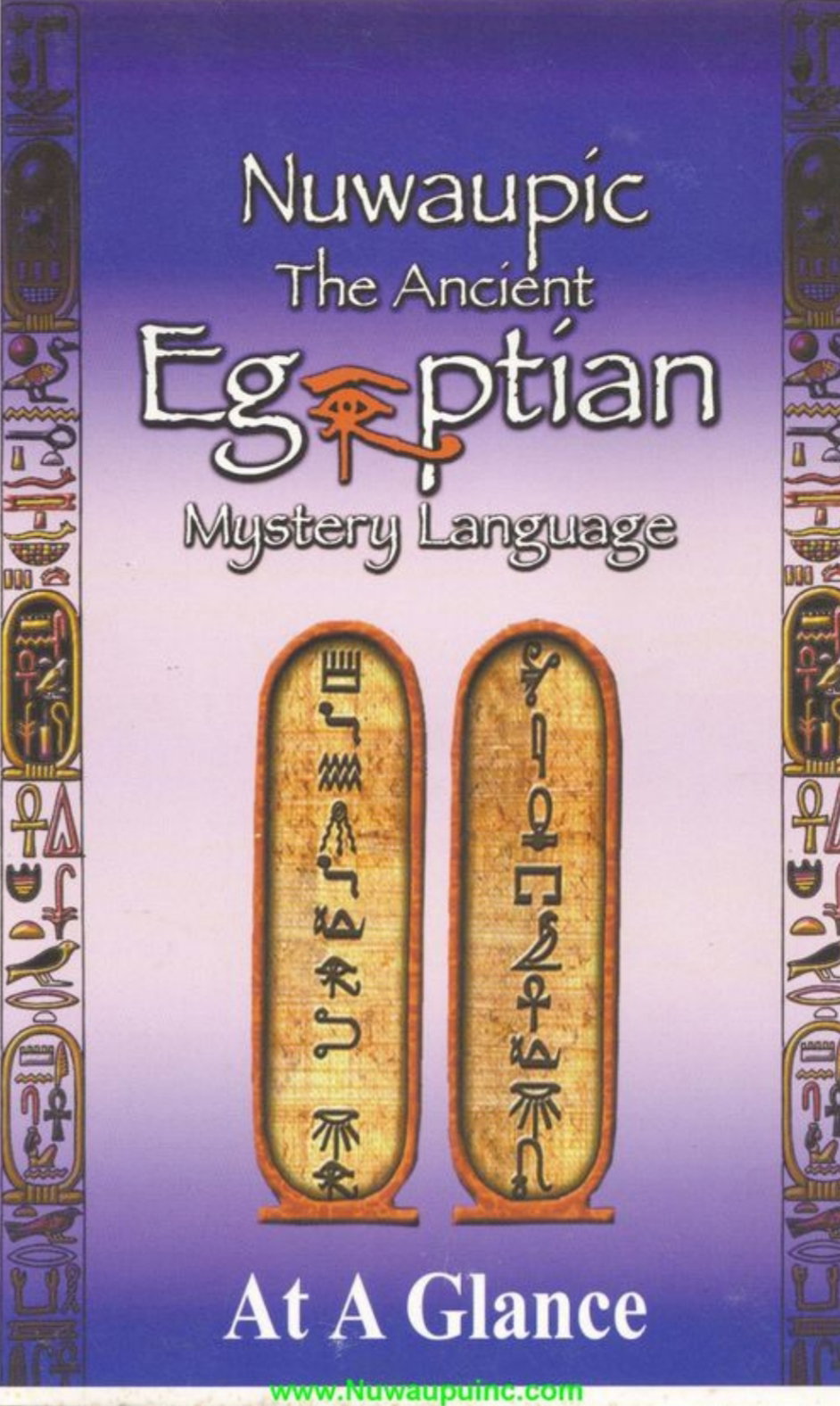 Nuwaupic Ancient Egiptian mystery language 
