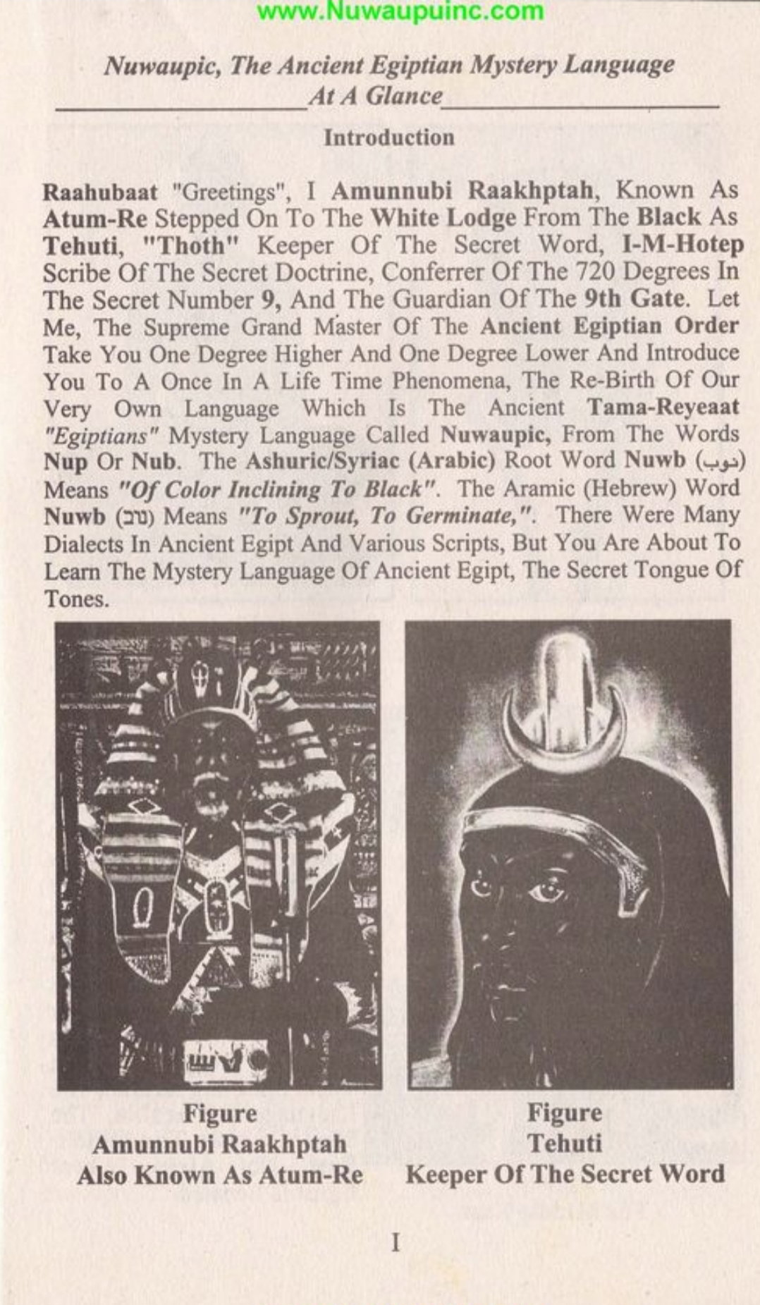 Nuwaupic Ancient Egiptian mystery language _2