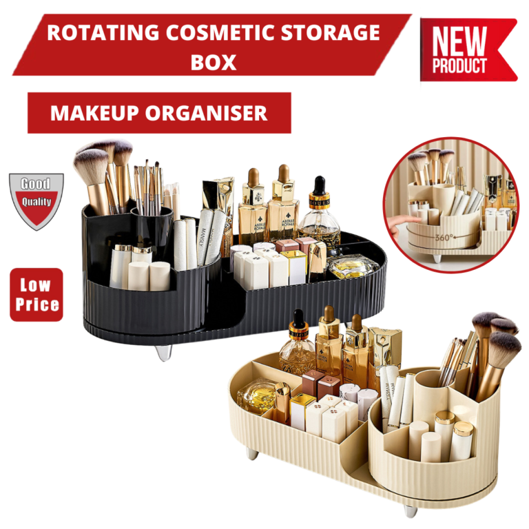 ROTATING COSMETIC STORAGE BOX