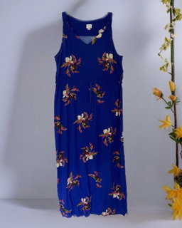 Blue New Day Maxi Sun Dress