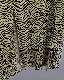 Zebra Print Maxi Dress