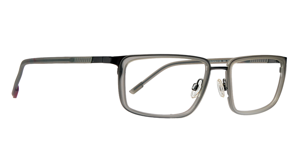 Flexon |E1138 |Full Rim |Fibre |GREY-Fibre |56-18-150