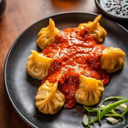Schezwan Raid Momo