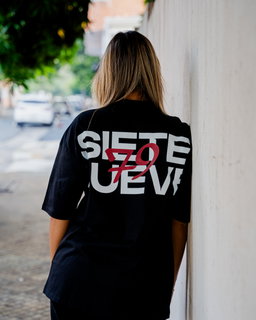 Oversize Siete Nueve - Negra