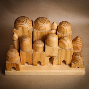 Wooden Village | Mixed Wood | 29.5*14*18 cm