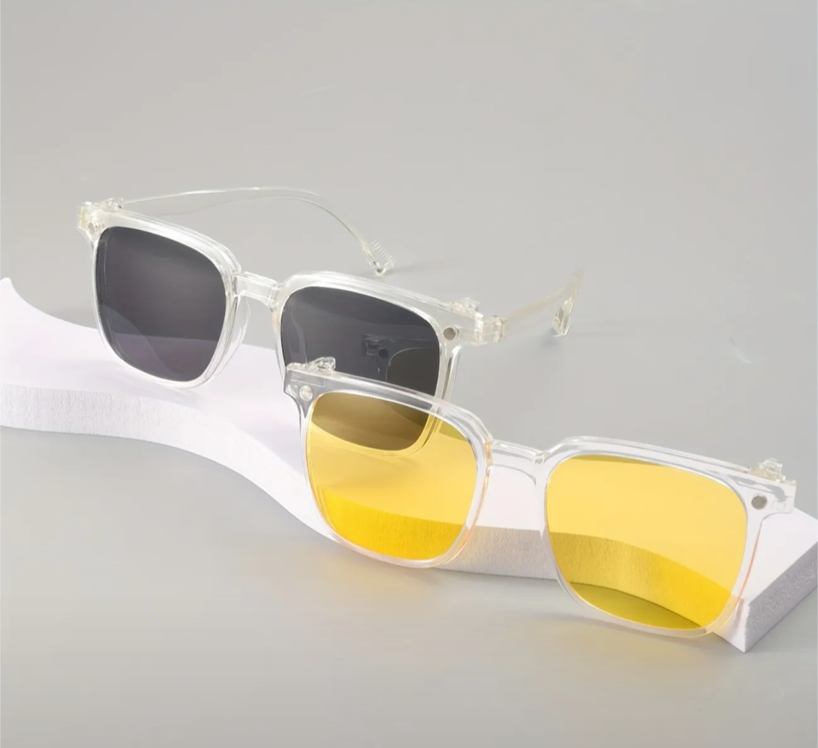 Casual Polycarbonate frame with 3 in 1 folding magnetic galsses_5
