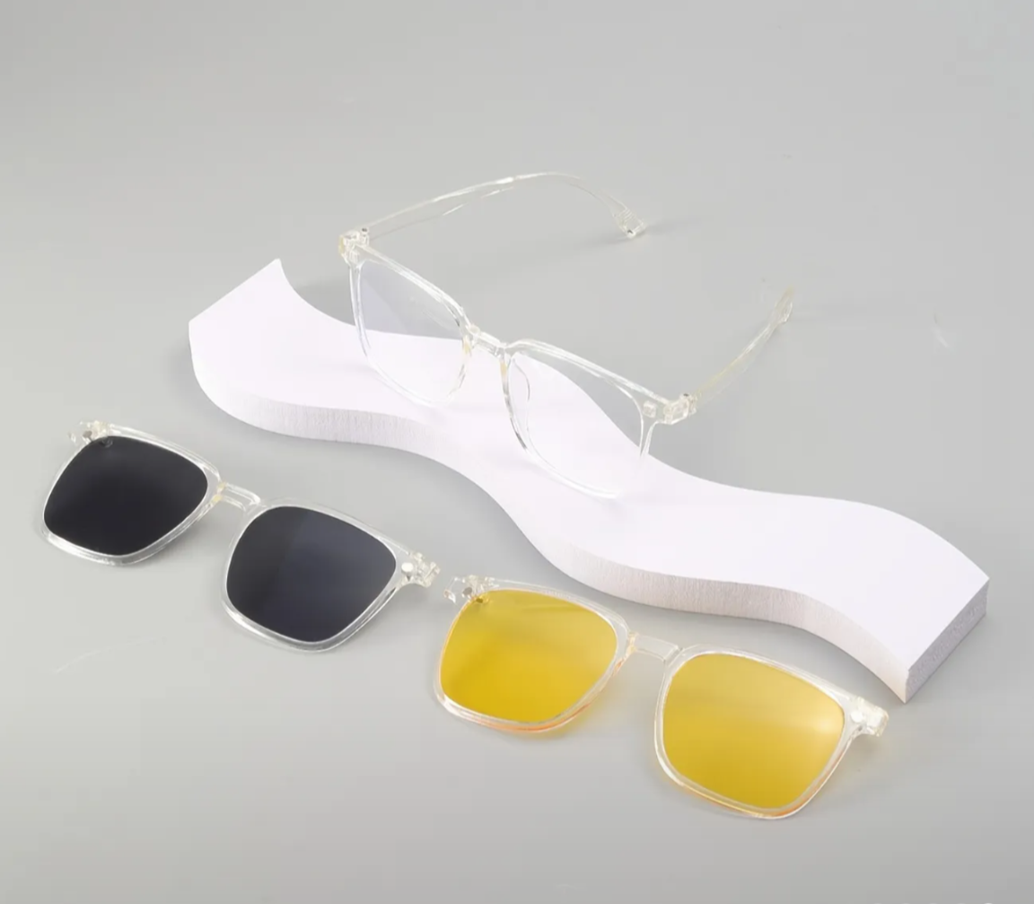Casual Polycarbonate frame with 3 in 1 folding magnetic galsses_7