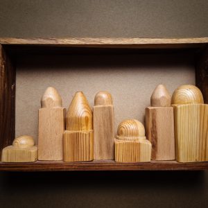 Wooden Village | Mixed Wood | 29*4*19 cm