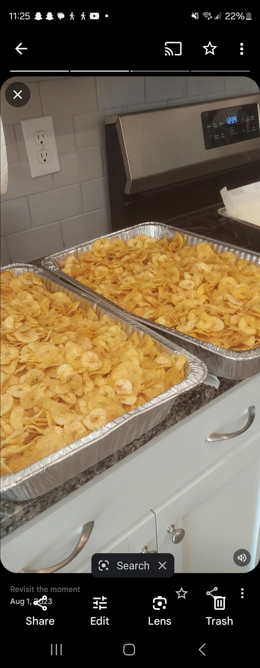  Large Tray  plantain chips_1