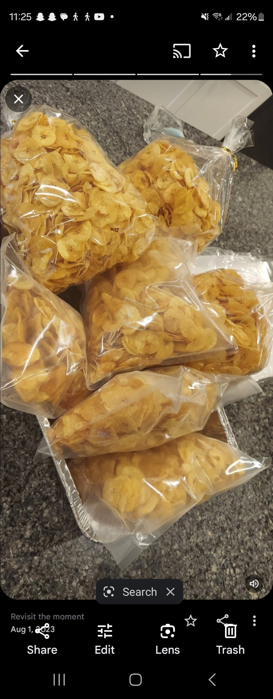  Large Tray  plantain chips_2