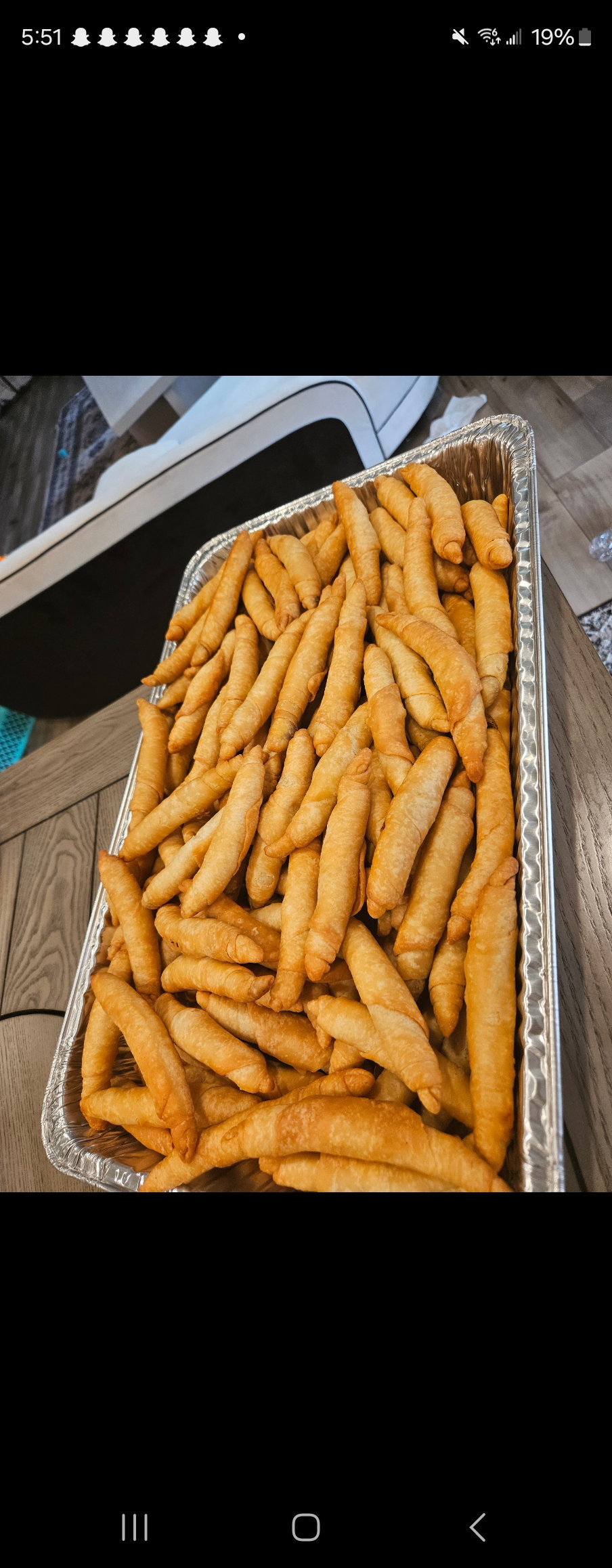 1 large Tray Fishroll 