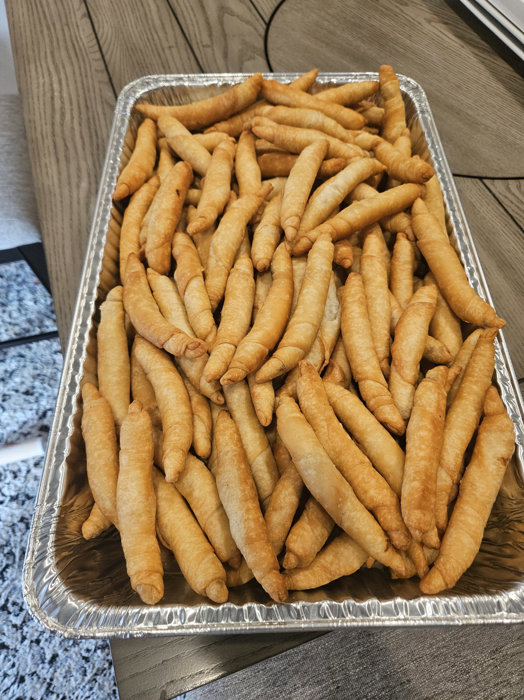 1 large Tray Fishroll _3