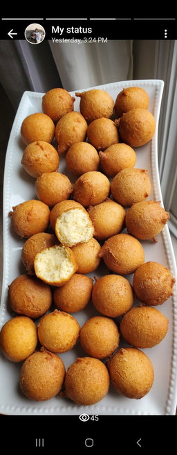  Large Tray Drop doughnuts 