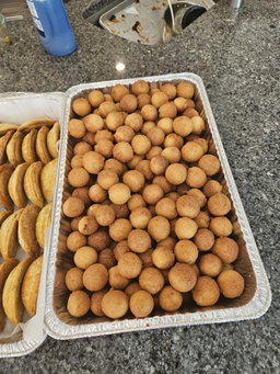  Large Tray Drop doughnuts 
