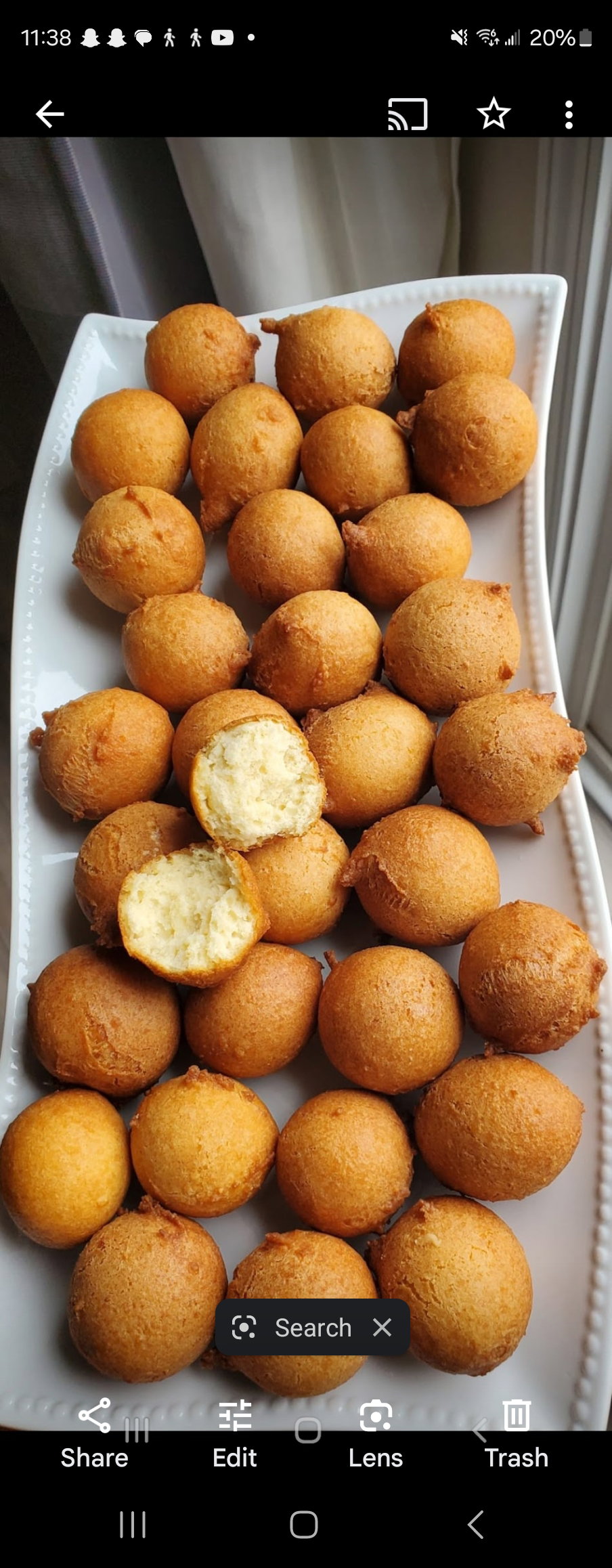 Half Tray Drop Doughnuts 